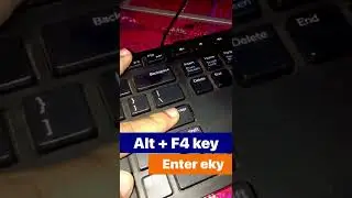 Shut down shortcuts key 