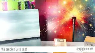 Das Ende von Spiegelungen! Deine Fotos hinter mattem Acrylglas.
