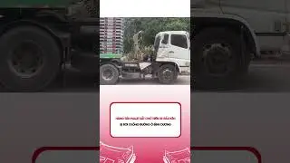 Hàng tấn pallet sắt chở trên xe đầu kéo bị rơi xuống đường ở Bình Dương