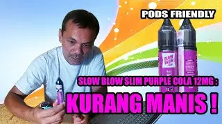 Pods Friendly: Slow Blow Slim PURPLE Cola Ice 12mg