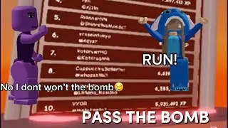 Playing pass the bomb with my bff…