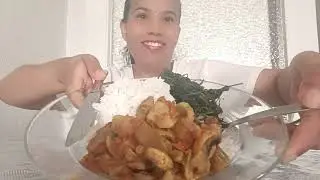 🍄 Mushroom Potato Curry with Dal & Rice | Home-Cooked Goodness