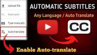 How to Add Auto Subtitles in Youtube Video | Any Language in Few Second