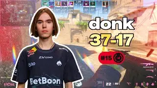 DONK 37-17 EU FACEIT POV (Mirage) | 4818 ELO