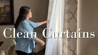 How To Clean Curtains FAST & EASY | The Simplest Curtain Cleaning Method