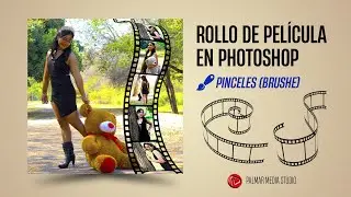 🔥​ Photoshop Tutorial 💻​ Efecto Cinta de Película 🖌️​ Herramienta Pincel Films + (BRUSHES GRATIS) ⏬​