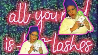 Eyelash Haul @Simply Halle Blink of an Eyelashes | Savings! | These lashes are life | Oh, she cute