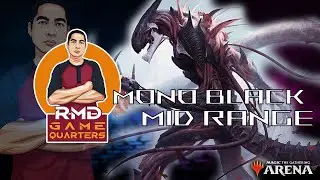 MTG Arena:  Mono Black Mid Range Standard