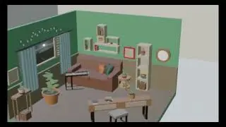 Modular Cozy Room 3D Asset Pack for Unity & Blender – Game-Ready