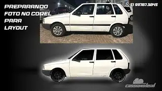 Como preparar uma foto no Corel Draw para layout Automotivo