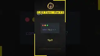 Top JavaScript Tips and Tricks in 60 Seconds! - Part 1