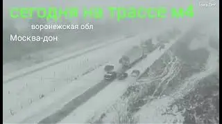 Массовая Авария сегодня трасса М4 дон