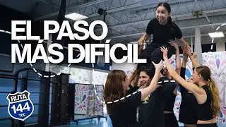 INTENTANDO ACROBACIAS en un ensayo de baile