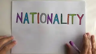 4. Sınıf İngilizce / Nationality (2. ünite)