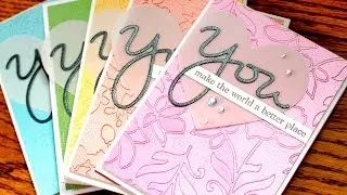 Easy Die Cut Inlay Backgrounds