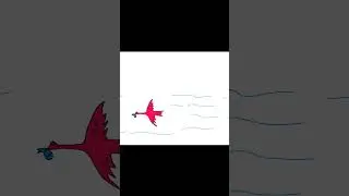 2d Animation Of Bird Catching Fish | 2d Animation  
