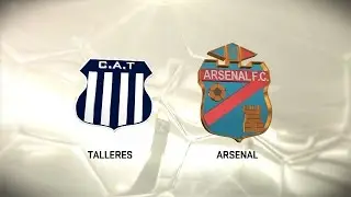 Fútbol en vivo. Talleres vs. Arsenal. Fecha 11. Torneo de Primera División 2016/2017. FPT