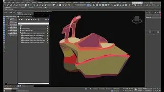 3DSMAX + MARI + SUBSTANCE PAINTER = P1.1 = 3DD.us EXTREME PUMP SHOES Making off... 10H Raw TimeLapse