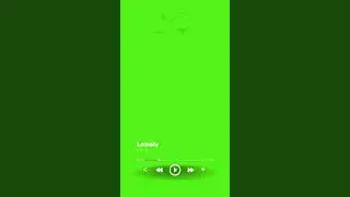 Music player theme green screen | green screen cool video editing|
