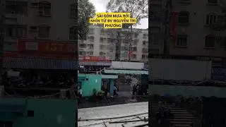 Sài gòn mưa rồi trời tối om