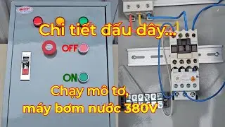 On Off push button start for 3 phase motor