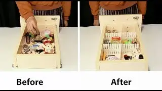 DIY Drawer Storage Organizer Divider with Adjustable Clapboard