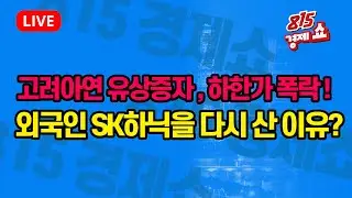 [10월30일 #815경제쇼] 고려아연 유상증자로 하한가 폭락! / SK하이닉스를 다시 산 외국인 | 김종효, 하창봉