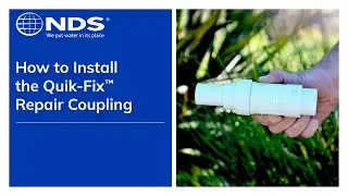 How To Install the NDS Quik-Fix Repair Coupling | NDS Drainage Solutions