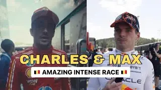 F1’s Max Verstappen & Charles Leclerc Comment On Their Race In Belgium