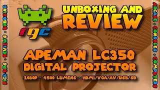Apeman LC350 Digital Projector - Unboxing & Review - good enough for movies and gaming? 