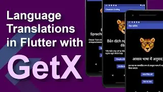 GetX - Flutter Internationalization (Switch languages) - Part 4