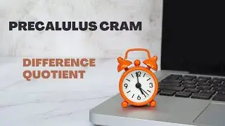 Finding the Difference Quotient UNDER 60 SECONDS