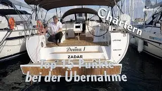 Yacht Charter #1: The Top 15 Most Important Points for Handover