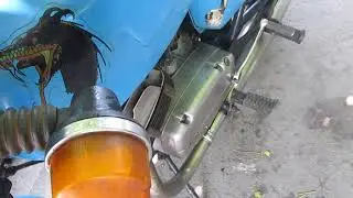 Мотоцикл CZ 350 1984 года.