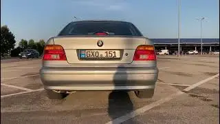 прямой выхлоп bmw 530dA m57