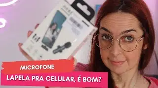 Microfone de Lapela para Celular, É bom? Resenha! | Luh Testoni