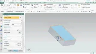 How to convert sheet to solid in NX CAD CAM| Unigrphics tutorial