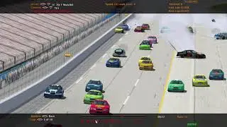 Huge wreck at the Alabama 500