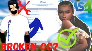 How To Find BROKEN/UNWANTED Custom Content in the SIMS 4 (Sims 4 mods)