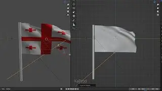 Blender - How To make Flag Easy - 2024 Video Tutorial