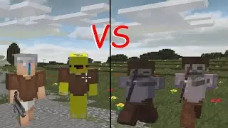 2 ФРИКА ПРОТИВ СКЕЛЕТОВ С АИМОМ И ВХ - MINECRAFT Shadow Of Chernobyl