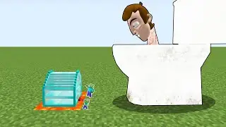 EN KÜÇÜK EV VS SKİBİDİ TUVALET 😱 - Minecraft