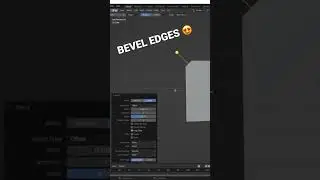How to Model in Blender - Bevel Edges 😍 