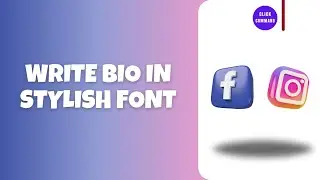 How to Write Bio on  Instagram Or Facebook In stylish Font