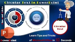 How to add Circular Text in PowerPoint | Write Circular Text in PowerPoint