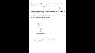 Trick for squaring any number that ends with 5!!! #rk_malviya_math_class_in_hindi