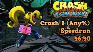 Crash Bandicoot N. Sane Trilogy - Crash 1 (Any%) Speedrun in 