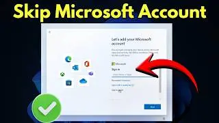 How to Set Up Windows 11 Without a Microsoft Account | Skip Microsoft Account Sign In (Bypass)