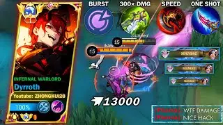 THANKS MOONTON FOR THIS DYRROTH EPIC MANIAC! | TOP GLOBAL DYRROTH | DYRROTH BEST BUILD 2023! MLBB