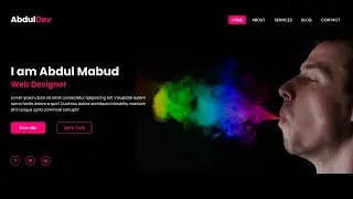 How to Create a Portfolio Website using HTML and CSS Tutorial | Free Source Code